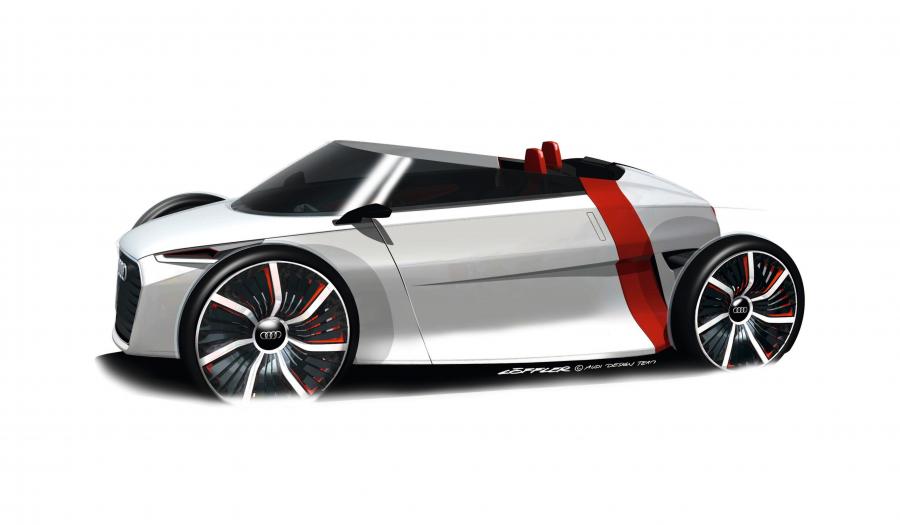 Эскиз Audi Urban Spyder Concept 2011 года  (фото 9 из 37)